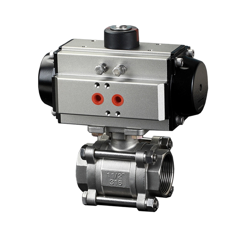 Elektrisch betätigter Kugelhahn aus Messing