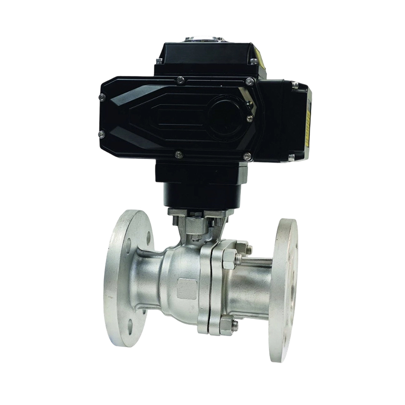 Elektrischer Kugelhahn aus Messing mit Stellantrieb