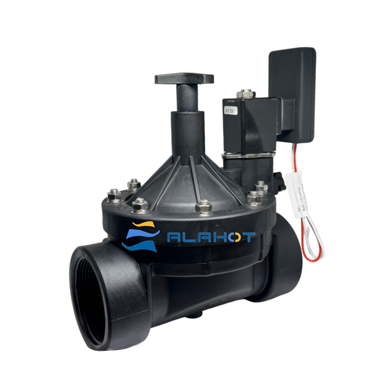 Kunststoff-Magnetventil mit Verriegelung